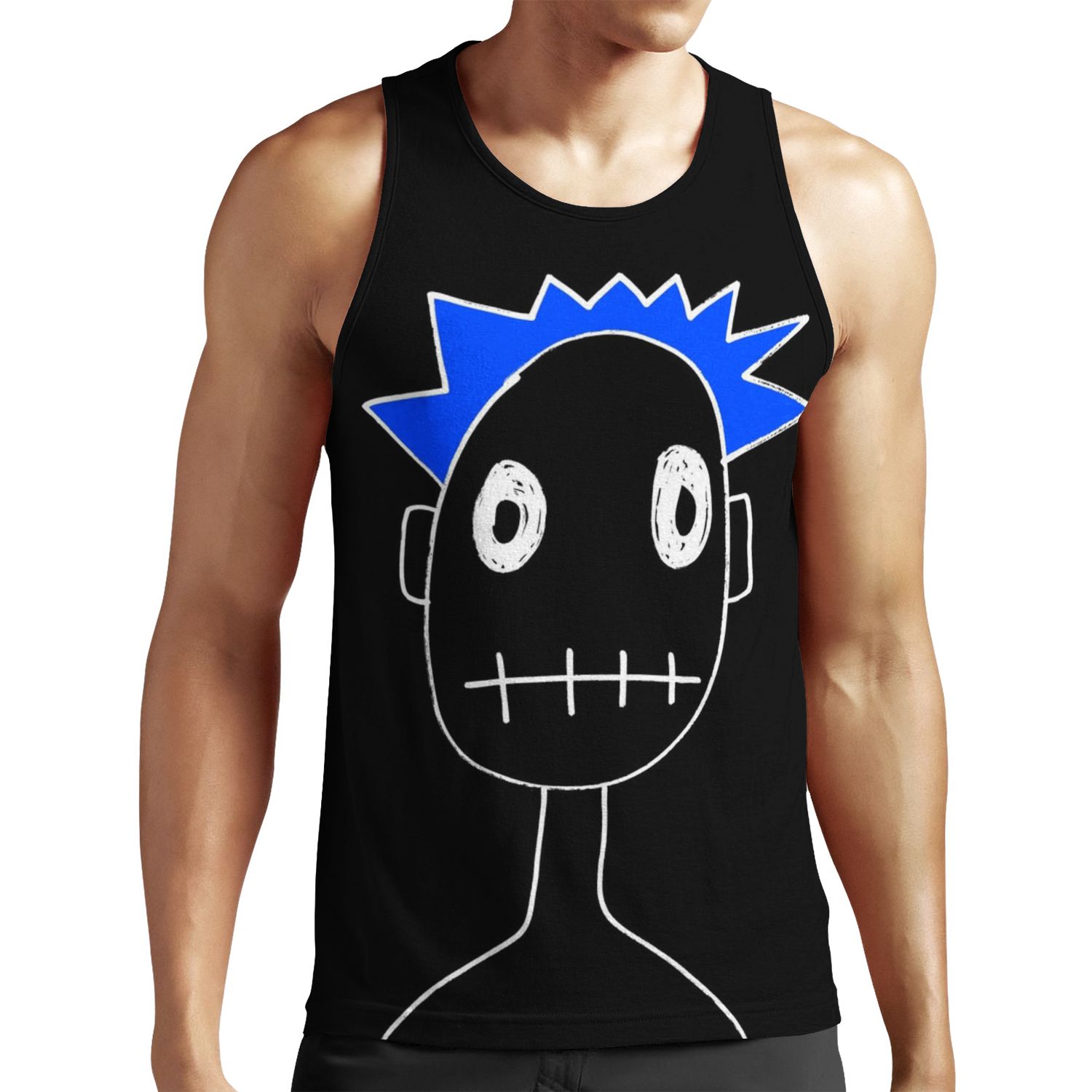 Silly Boy Blue All-over-print Unisex Tank Top