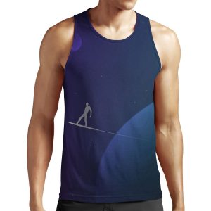 Silver Surfer Minimal All-over-print Unisex Tank Top