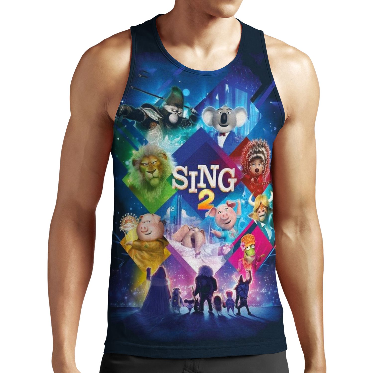 Sing 2 The New Stage All-over-print Unisex Tank Top