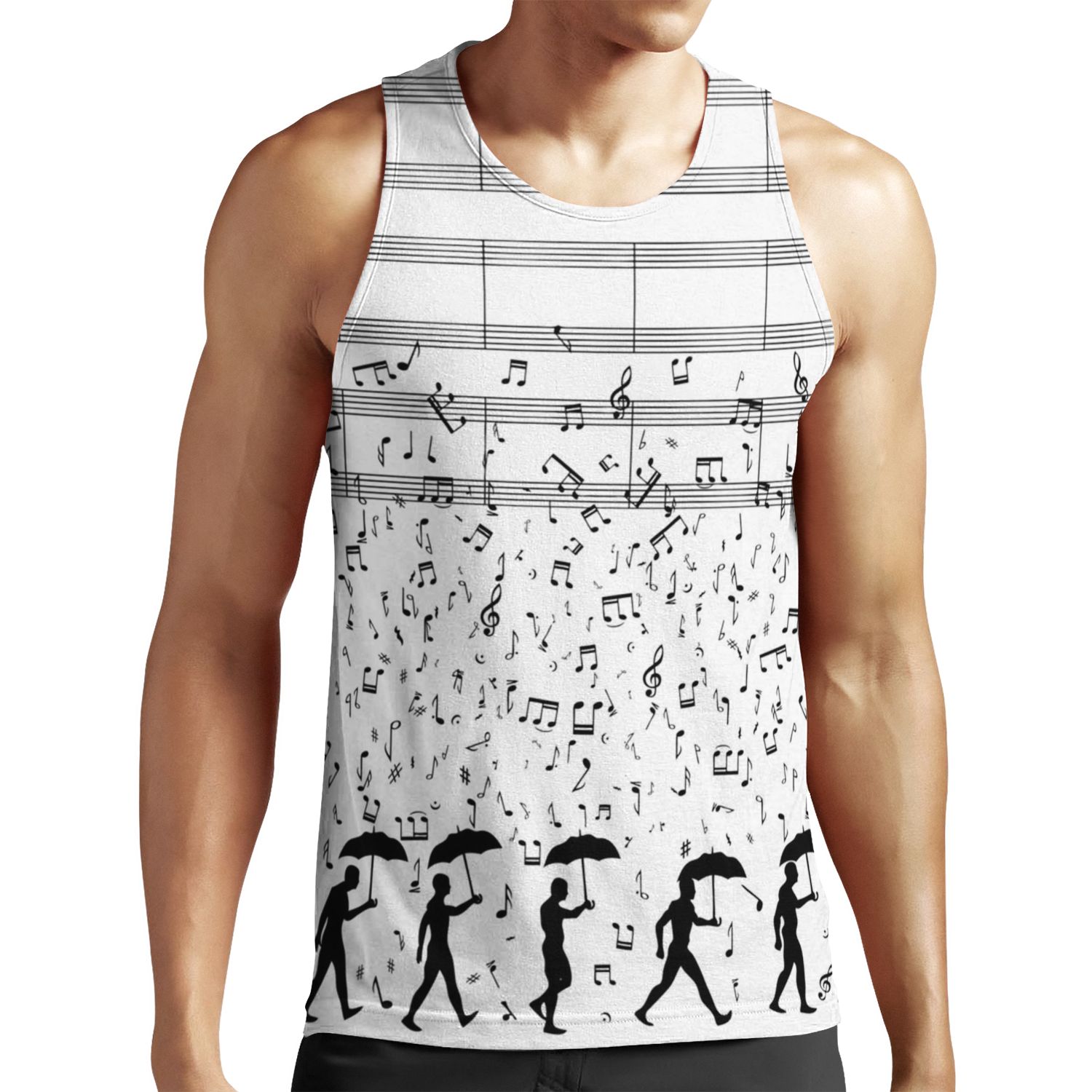 Singing In The Raaaain All-over-print Unisex Tank Top
