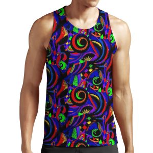 Skating Rink Carpet All-over-print Unisex Tank Top