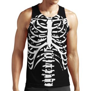Skeleton Rib Cage All-over-print Unisex Tank Top