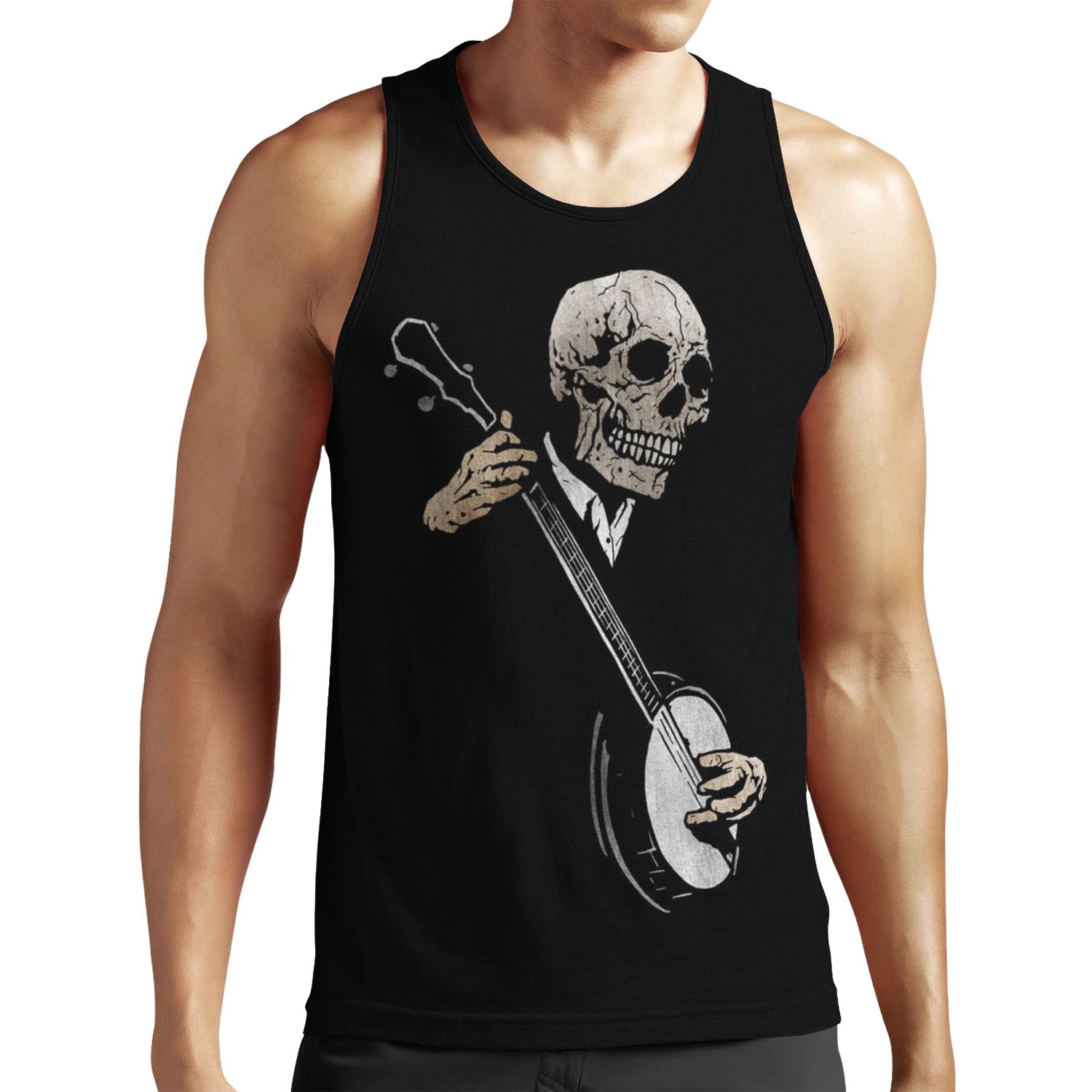 Skullboys Banjo Blues All-over-print Unisex Tank Top
