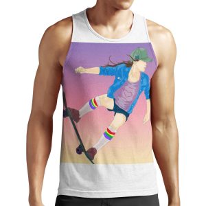 Sky Brown All-over-print Unisex Tank Top