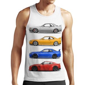 Skyline Gtr Generation All-over-print Unisex Tank Top