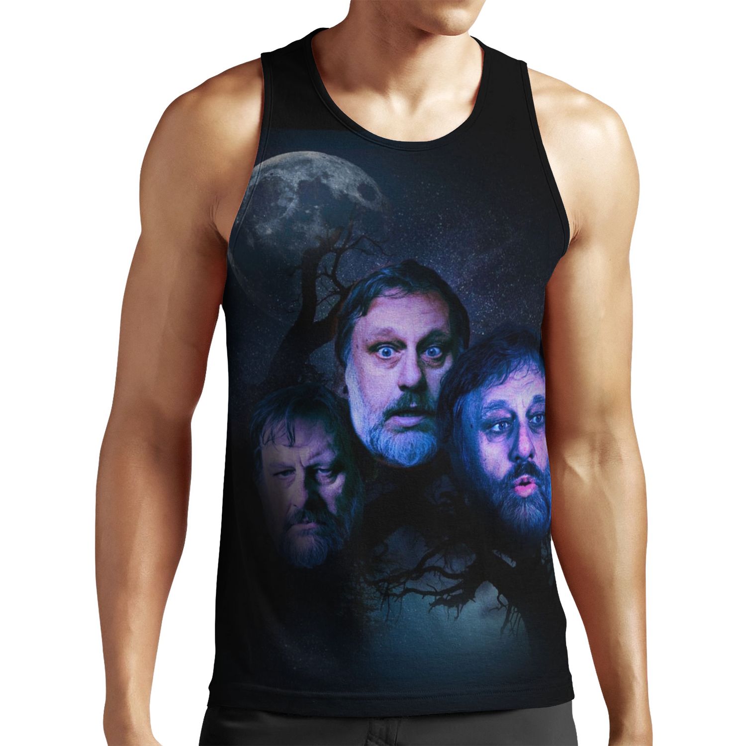Slavov Zizek 3 Wolves Fanware All-over-print Unisex Tank Top