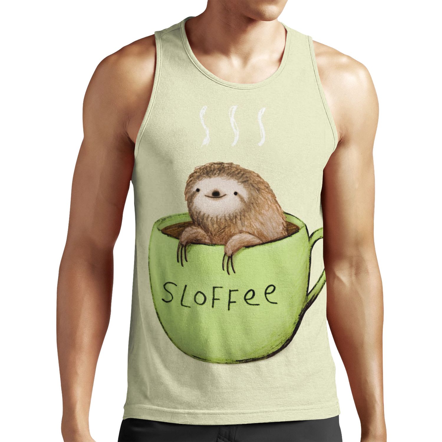 Sloffee All-over-print Unisex Tank Top