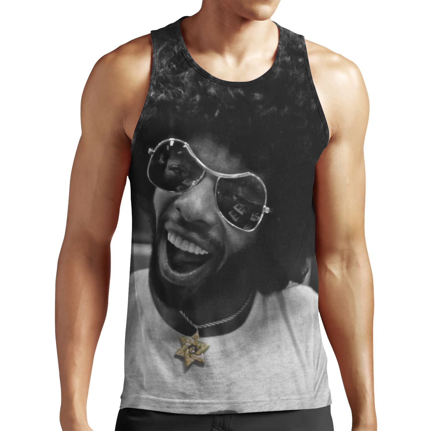 Sly Stone In The Studio All-over-print Unisex Tank Top