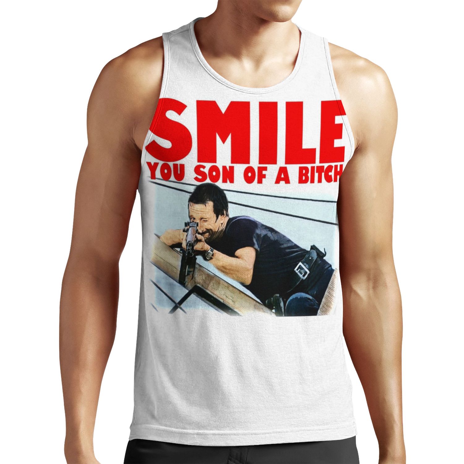 Smile All-over-print Unisex Tank Top
