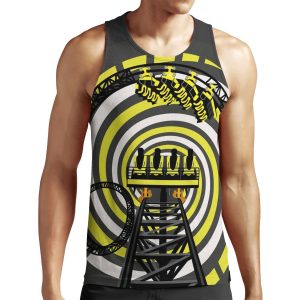 Smile Forever Shirt Design Black And Yellow Gerstlauer Infinity Coaster All-over-print Unisex Tank Top
