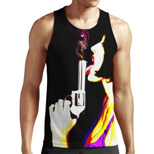 Smokin Gun All-over-print Unisex Tank Top