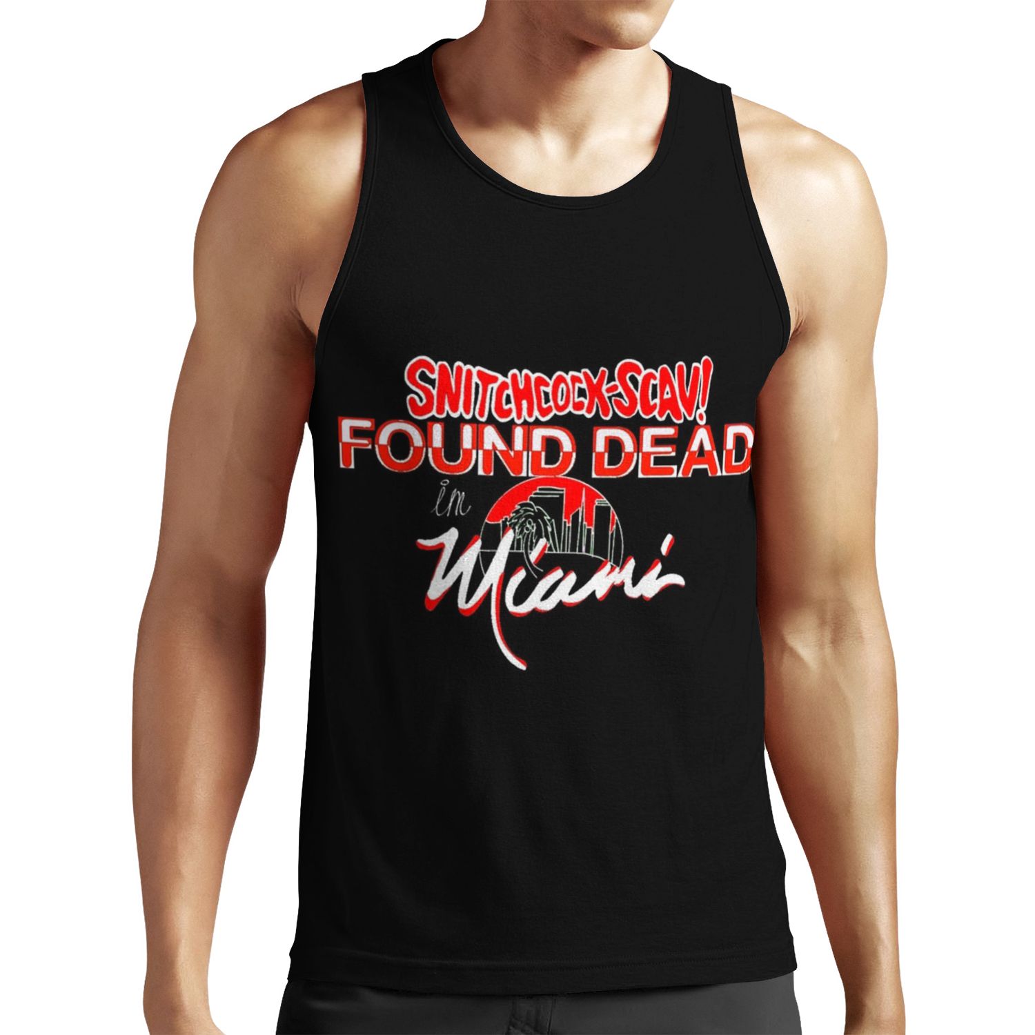 Snitchcock Scav Found Dead In Miami All-over-print Unisex Tank Top