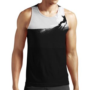 Snowboarding Downhill All-over-print Unisex Tank Top