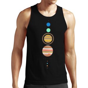 Solar System All-over-print Unisex Tank Top