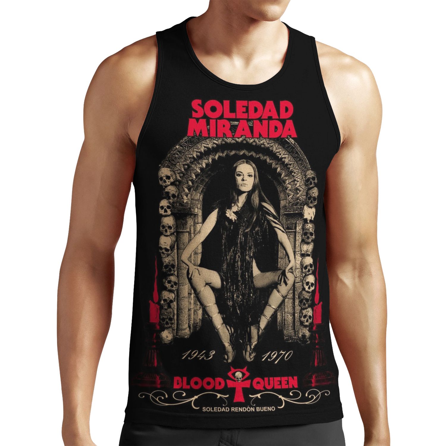 Soledad Miranda Tribute All-over-print Unisex Tank Top