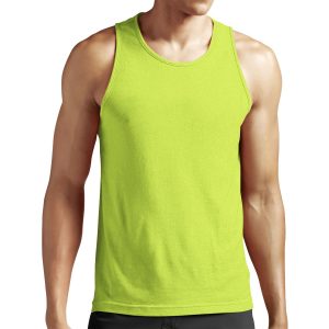 Solid Chartreuse Green Porch Pirates Coordinate All-over-print Unisex Tank Top