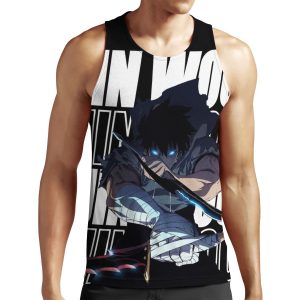 Solo Leveling Sung Jin Woo For Dark Background All-over-print Unisex Tank Top