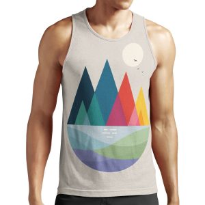 Somewhere All-over-print Unisex Tank Top