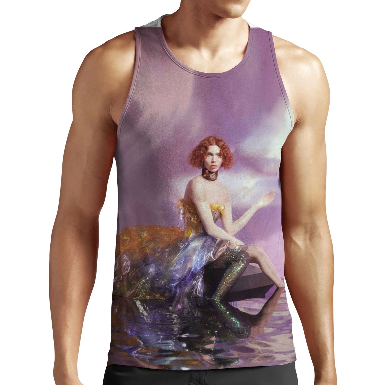 Sophie Oil Of Every Pearl%27S Un Insides All-over-print Unisex Tank Top