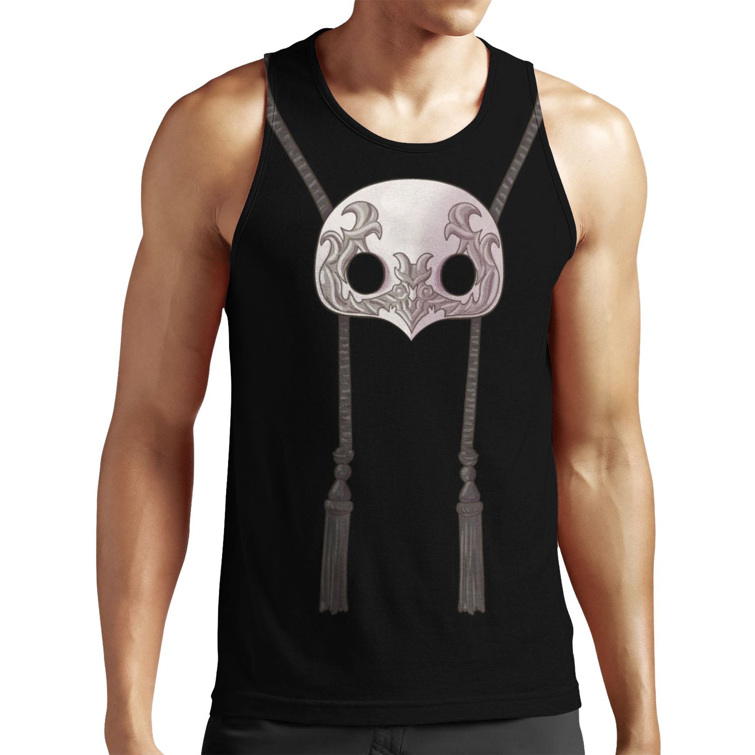 Sophist S Mask All-over-print Unisex Tank Top