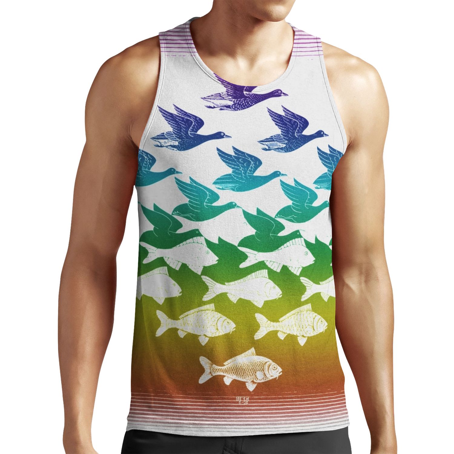 Souvenir From Netherlands Escher All-over-print Unisex Tank Top
