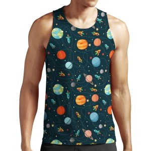 Space Adventure All-over-print Unisex Tank Top