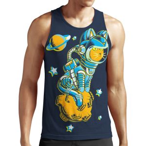 Space Cat All-over-print Unisex Tank Top