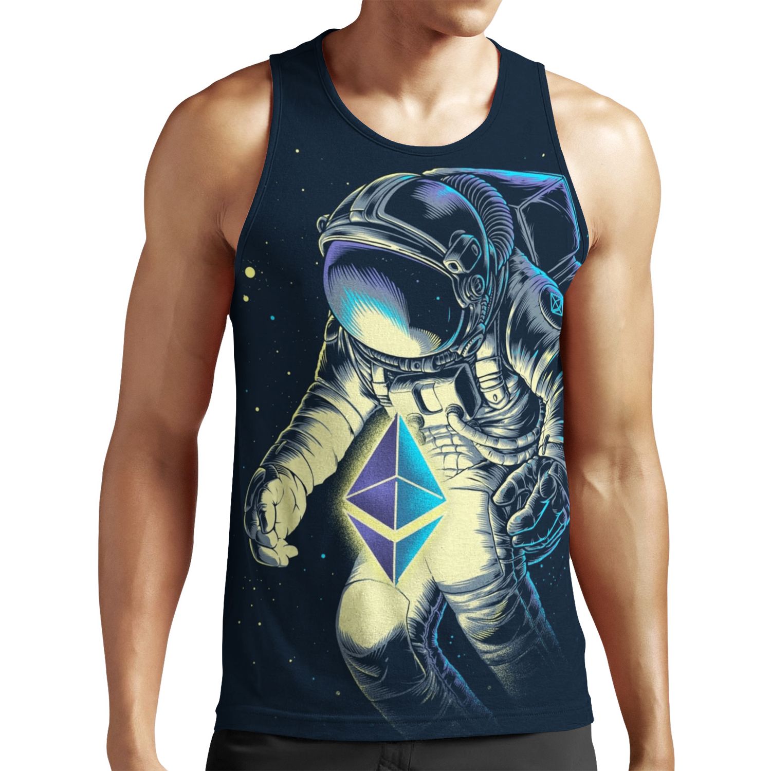 Space Ethereum All-over-print Unisex Tank Top