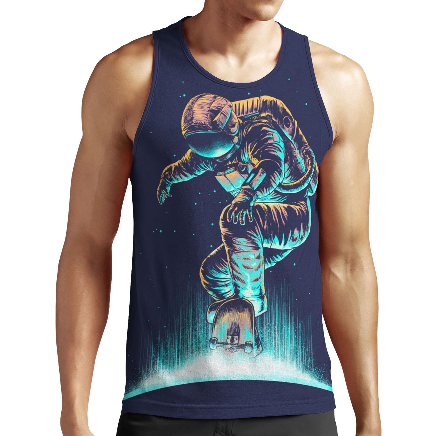 Space Grind All-over-print Unisex Tank Top