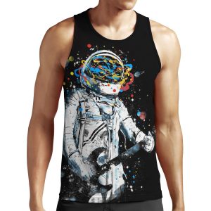 Space Guitar All-over-print Unisex Tank Top