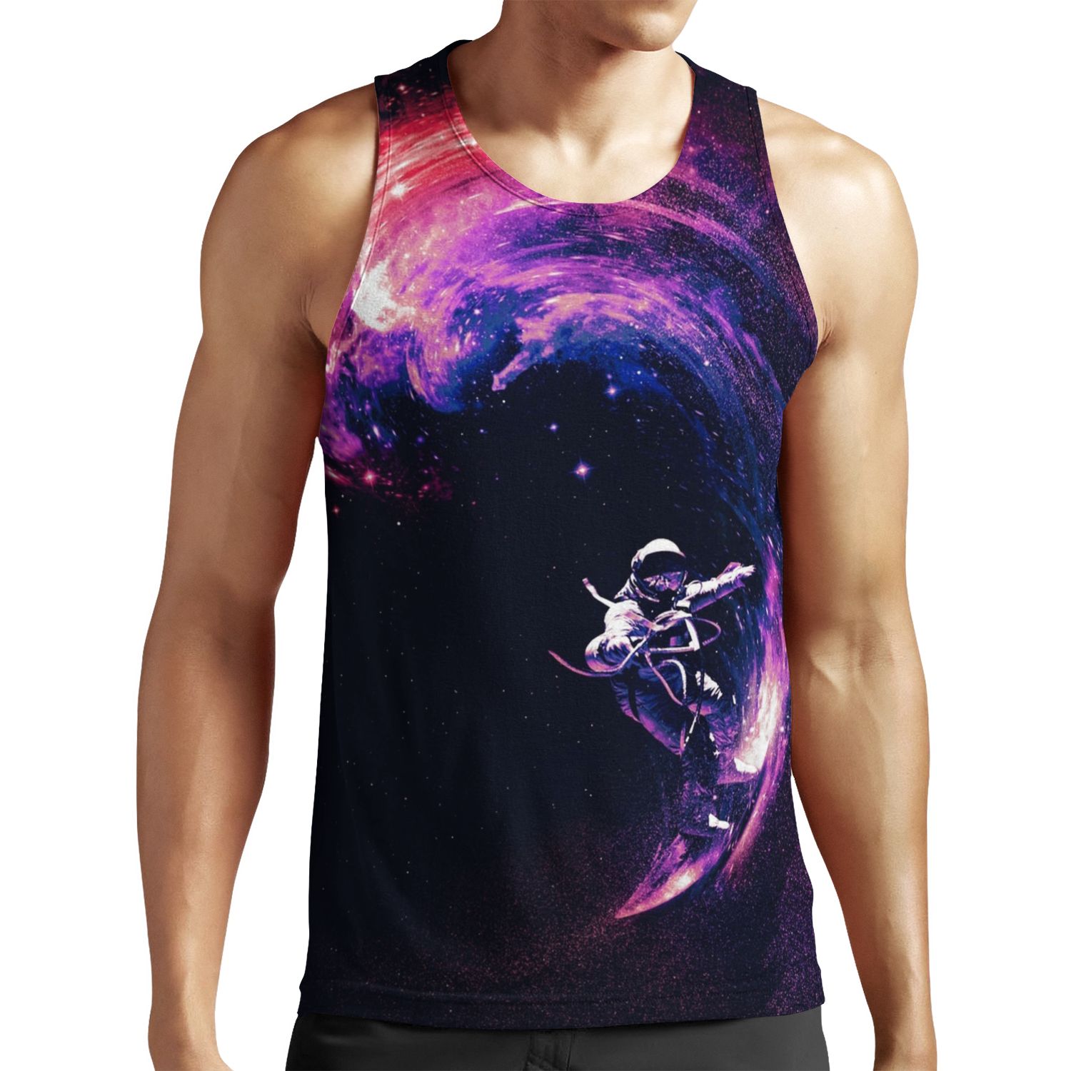 Space Surfing Ii All-over-print Unisex Tank Top