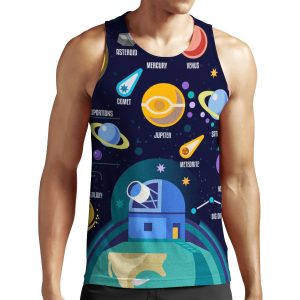Space Universe Solar Big Bang All-over-print Unisex Tank Top