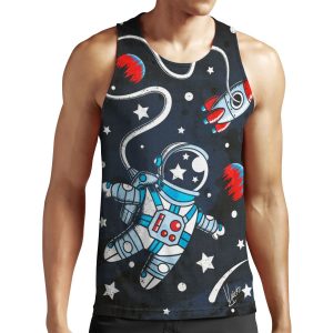 Space Walk All-over-print Unisex Tank Top