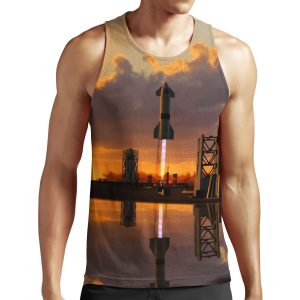 Spacex Starship Sn15 All-over-print Unisex Tank Top