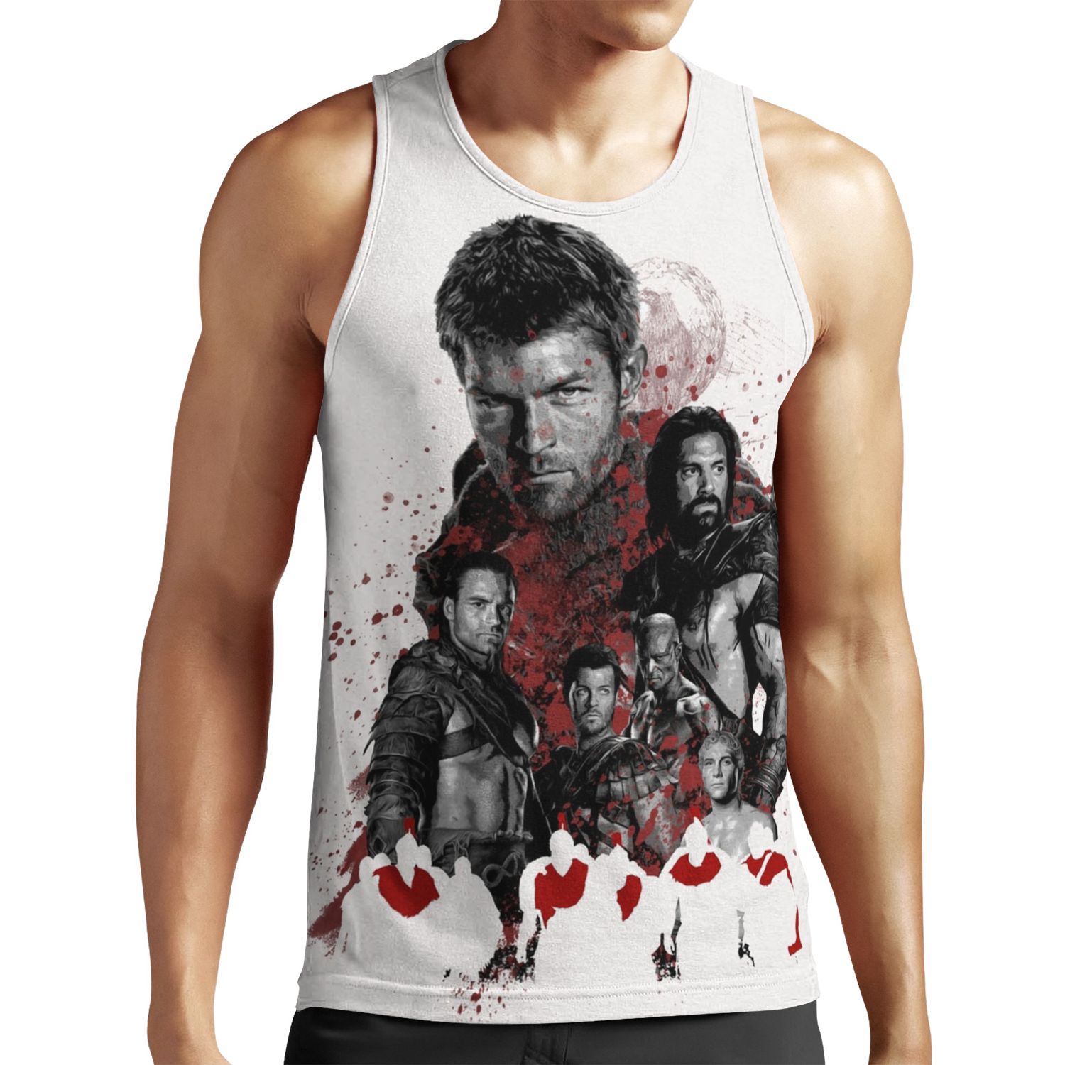 Spartacus And His Rebel Leaders All-over-print Unisex Tank Top