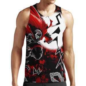 Spawn All Over Red All-over-print Unisex Tank Top