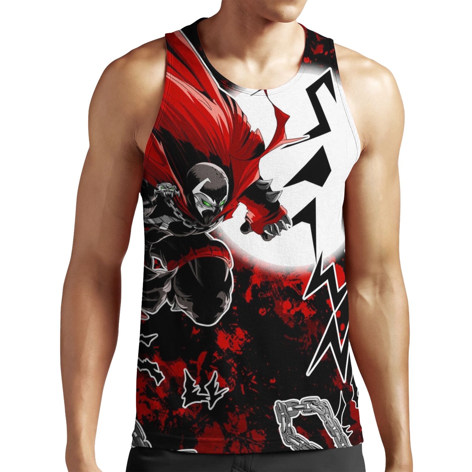 Spawn All Over Red All-over-print Unisex Tank Top