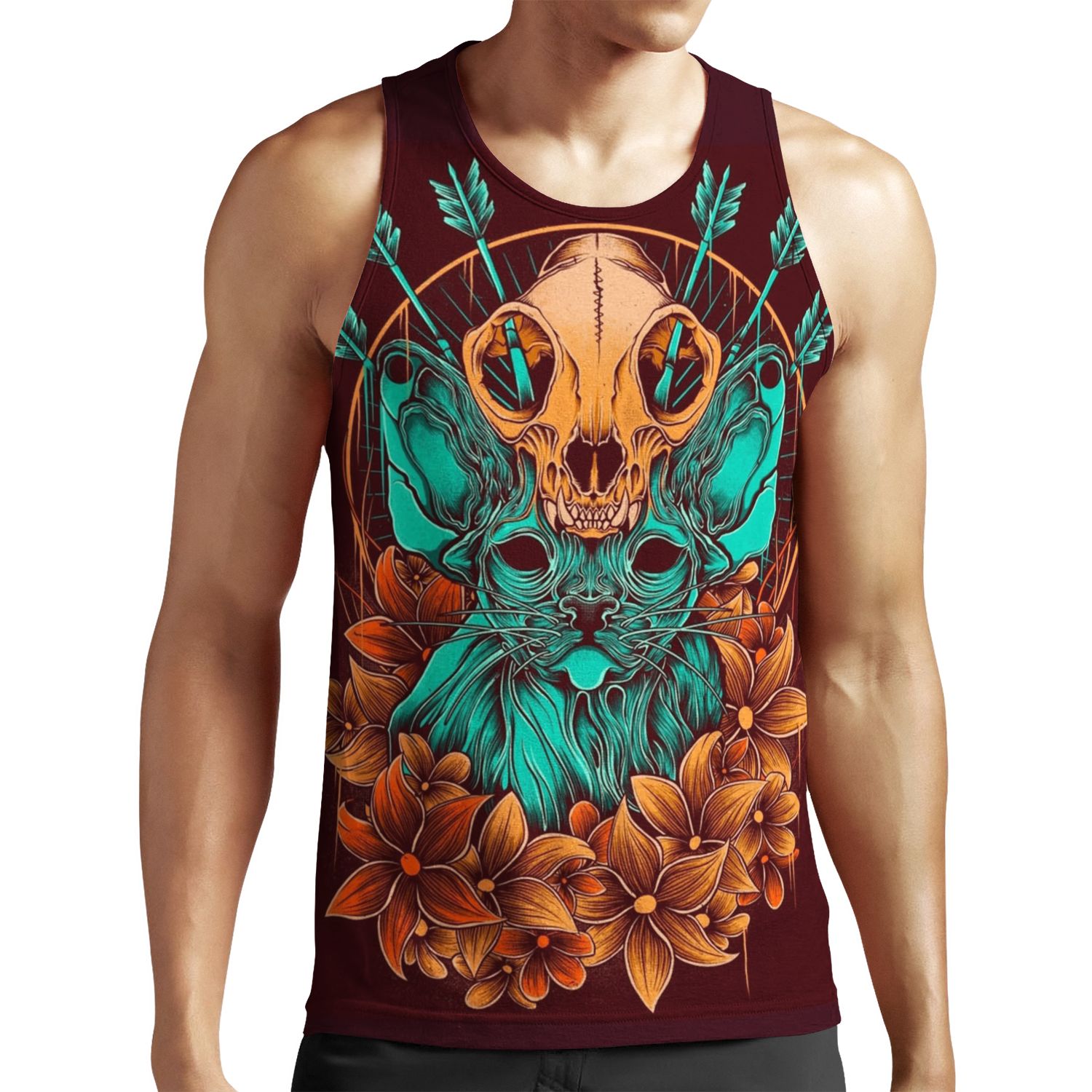 Sphynx All-over-print Unisex Tank Top
