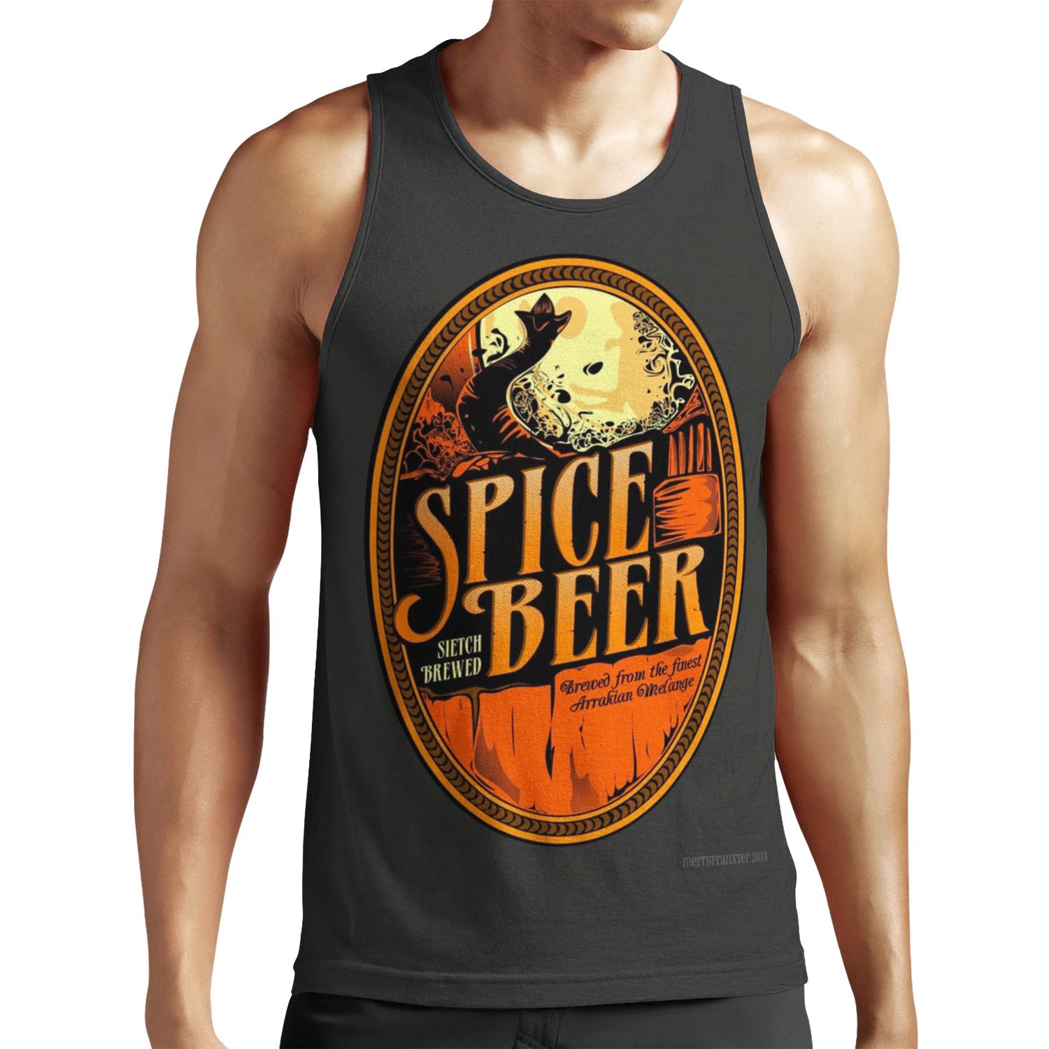 Spice Beer Label All-over-print Unisex Tank Top