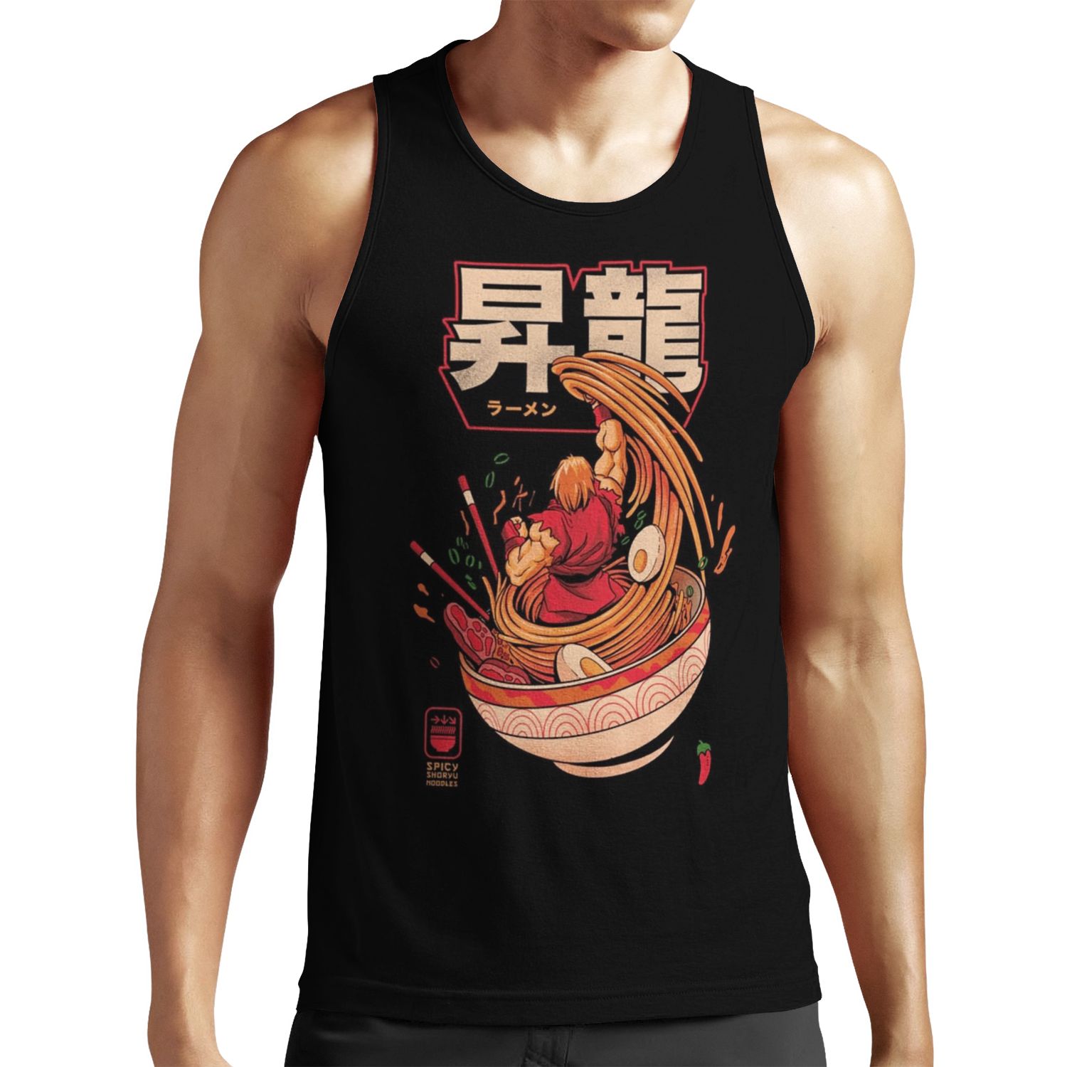 Spicy Shoryu Noodles All-over-print Unisex Tank Top