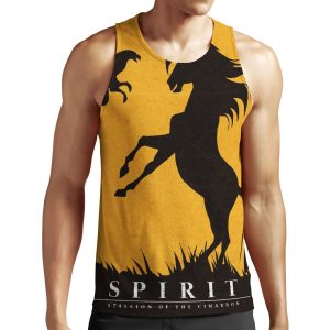 Spirit Stallion Of The Cimarron Minimalist All-over-print Unisex Tank Top
