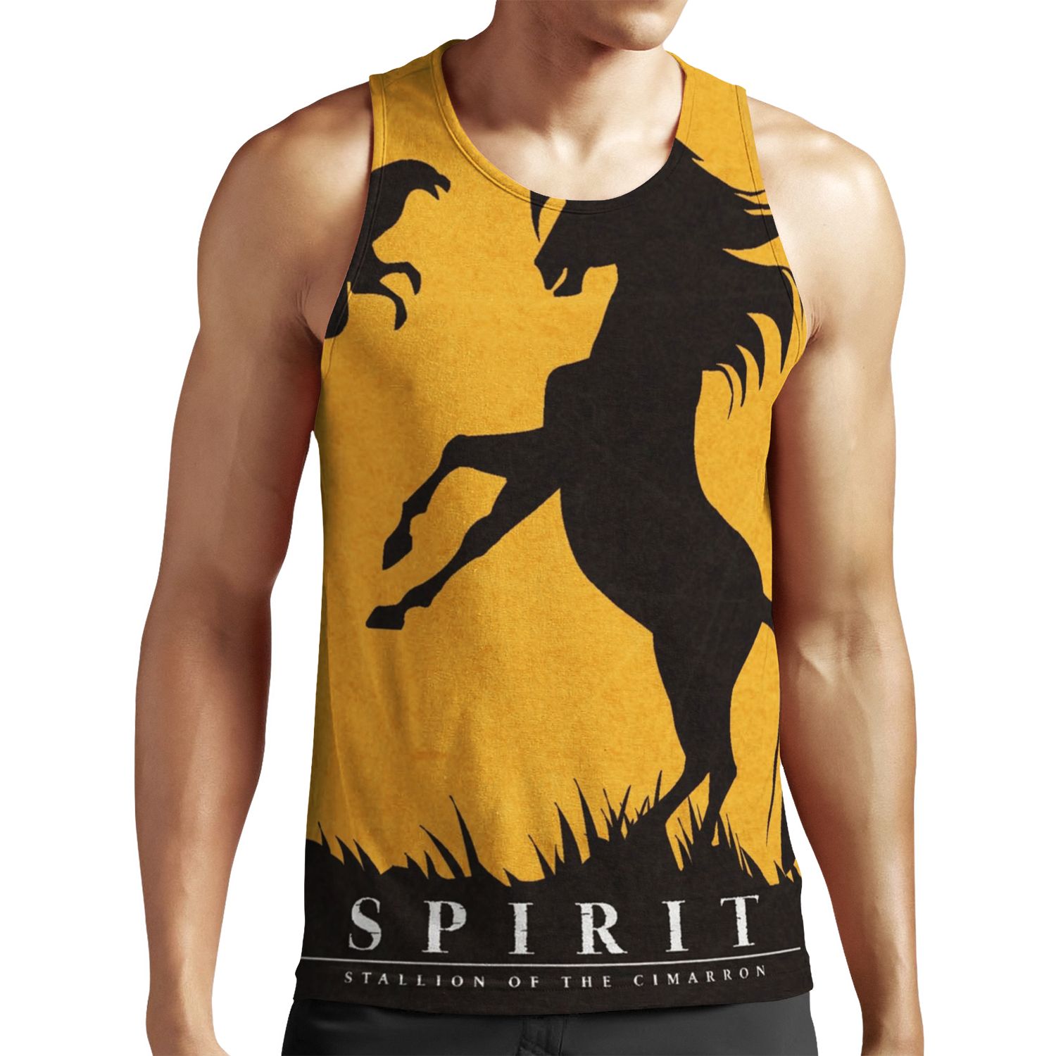 Spirit Stallion Of The Cimarron Minimalist All-over-print Unisex Tank Top