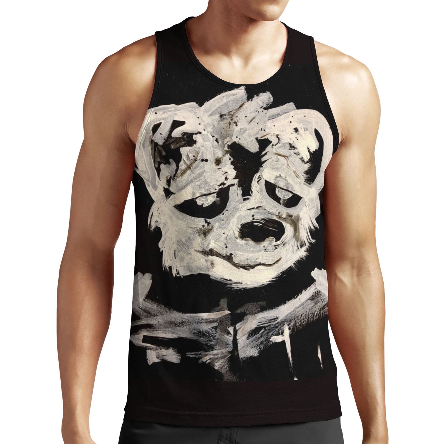 Splatter Skunk All-over-print Unisex Tank Top