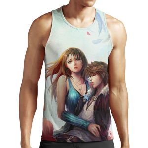Squall Leonhart And Rinoa Heartilly All-over-print Unisex Tank Top
