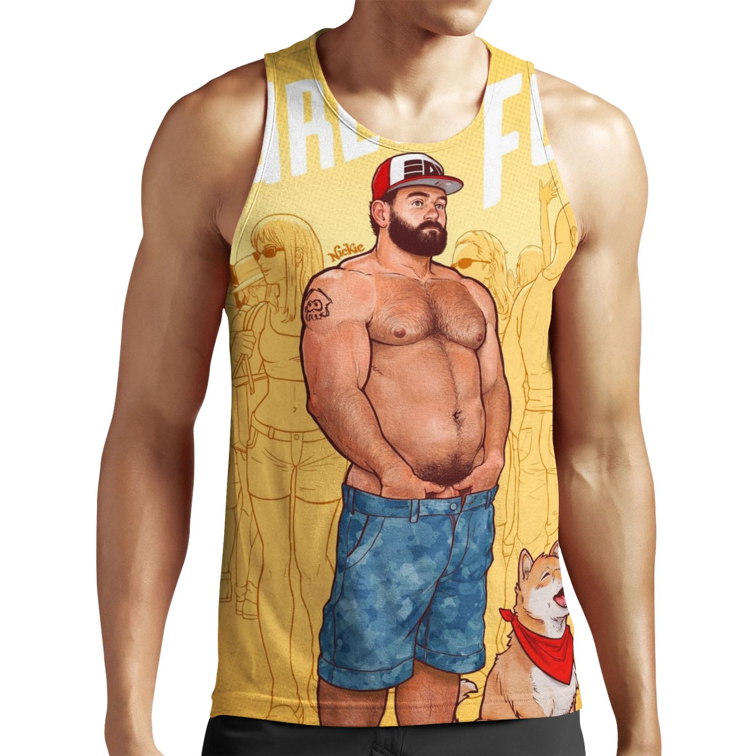 Squid Kid All-over-print Unisex Tank Top