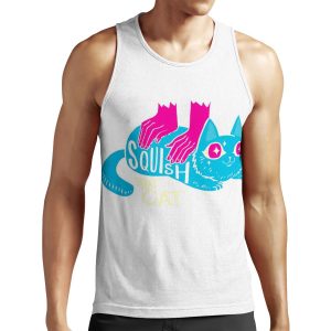 Squish That Cat All-over-print Unisex Tank Top