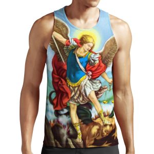St Michael The Archangel Angel Catholic Saint All-over-print Unisex Tank Top