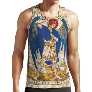 St Michael The Archangel Angel Saint All-over-print Unisex Tank Top