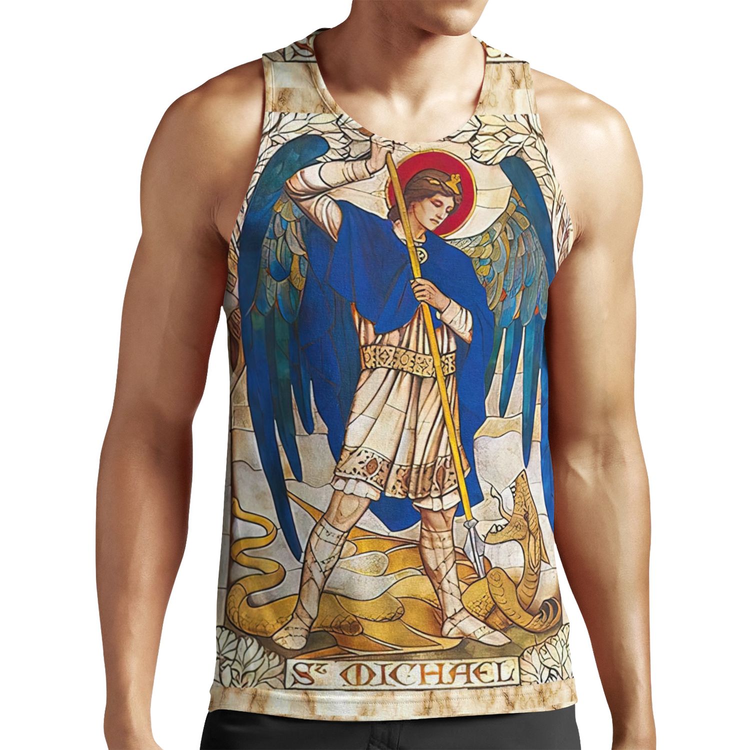 St Michael The Archangel Angel Saint All-over-print Unisex Tank Top