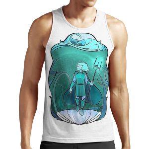 Stained Glass Poseidon All-over-print Unisex Tank Top